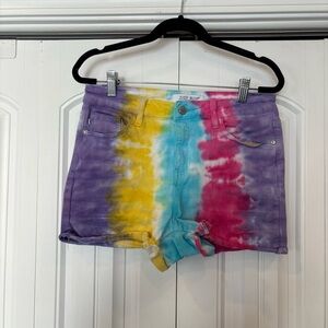 Judy Blue Tie Dye Shorts Size Medium‎